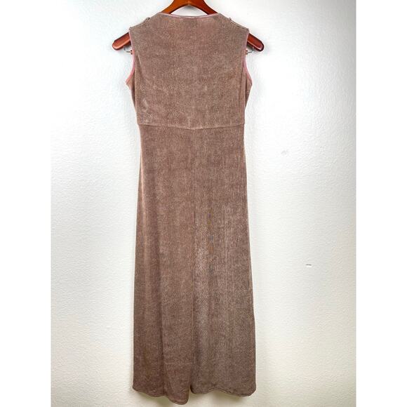 Vintage Womens Dress Sz S Forest Fairy Sparkle Glitter Stretchy Holiday Boho - Picture 12 of 14